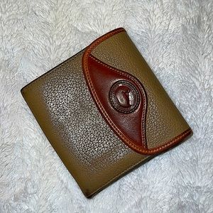 VINTAGE Dooney & Burke wallet w/coin purse